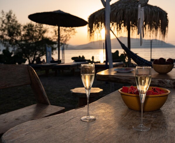 Villa | 3 bedrooms - Beach Villa Next To The Waves (Istiaia-Aidipsos)