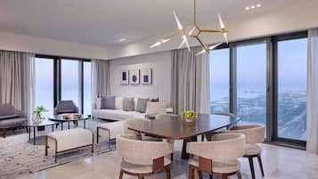 Apartamento, 3 quartos, vista para o mar | 3 quartos, cofres nos quartos, individualmente decorados