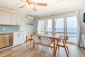 Dining Area | Lakefront Views