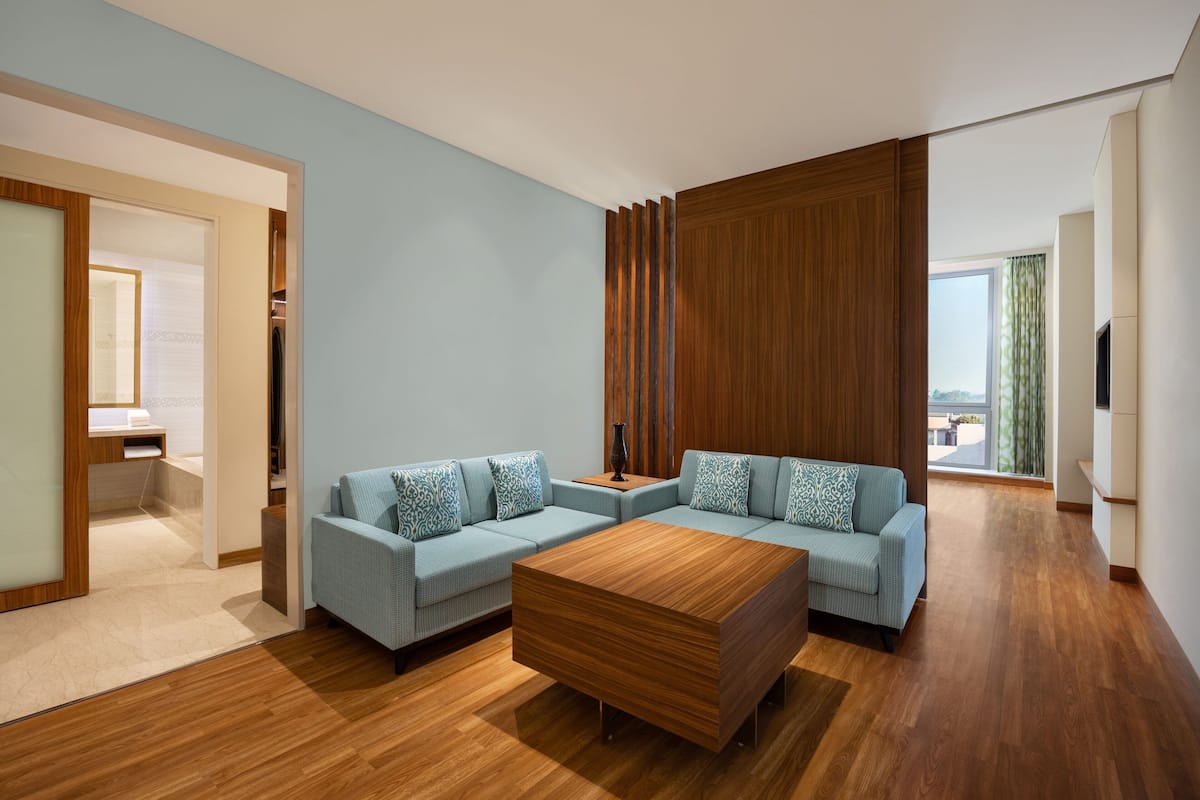 Ropa de cama de alta calidad y minibar