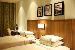 Premium bedding, minibar, in-room safe, desk