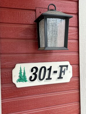 Exterior detail - The Avalanche at Elk Ridge Village cabin 301E views of Flathead Lake and air.  (Lakeside)