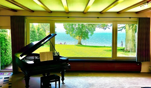 Exklusive Ferienwohnung direkt am Bodensee mit Privatstrand & Sauna - Villa Noho