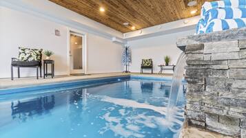 Indoor pool, a heated pool