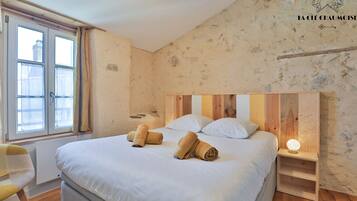 2 slaapkamers, een strijkplank/strijkijzer, gratis wifi