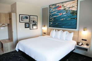 Pillowtop beds, desk, laptop workspace, free WiFi - The Elm, a Ramada by Wyndham (Little Elm)