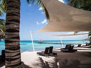 On the beach - Cadaques Caribe Pool Beach Water Park Restaurant (juan dolio)
