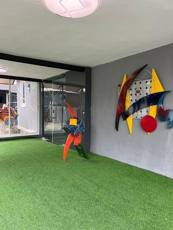 Interior entrance