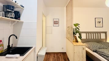1 chambre, literie hypoallergénique, couette en duvet d'oie