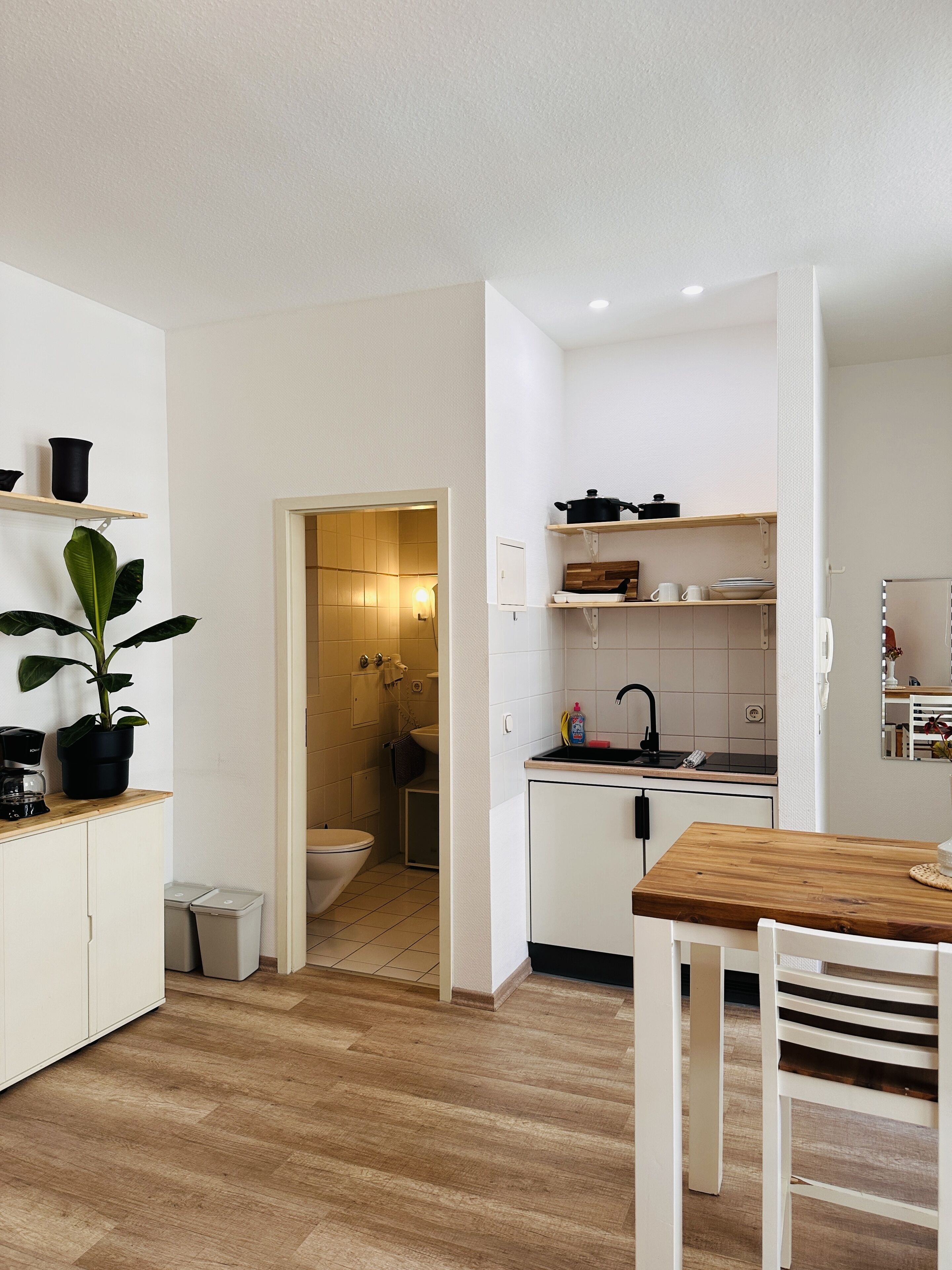Basic Studio | Hypo-allergenic bedding, down comforters, rollaway beds, free WiFi