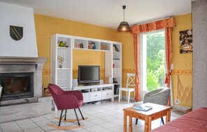 Fernseher, Kamin