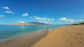 En la playa