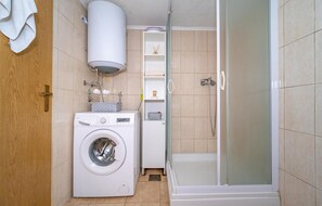 Shower, hair dryer