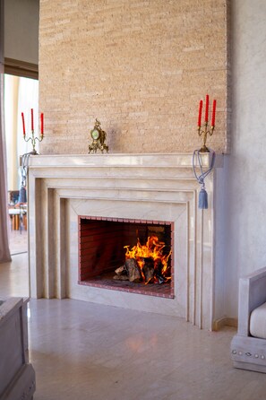 Fireplace - Riad villa saphir & SPA (Marrakech)