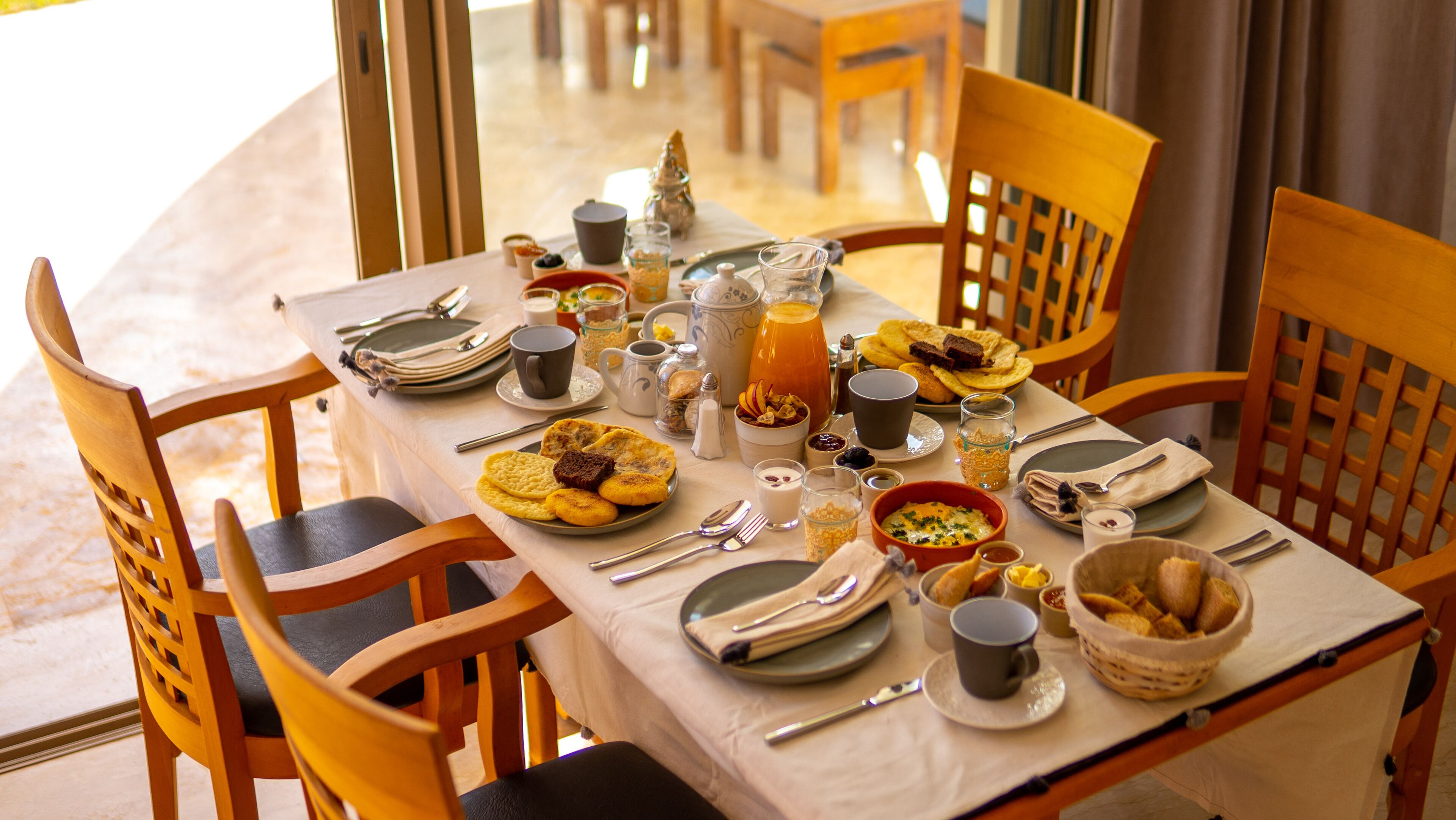 Free daily local cuisine breakfast