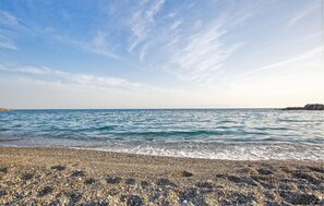 Vlak bij het strand, vissen