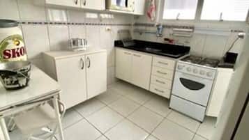 Apartment | Private kitchen | Fridge, microwave, oven, stovetop