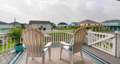 Walk to Shore: Home w/ Deck in Crystal Beach!