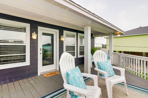 Walk to Shore: Home w/ Deck in Crystal Beach!