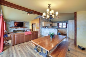 House (2 Bedrooms) | Interior - Prairie-style Home on Garden Bay w/ Deck + Hot Tub (Garden)