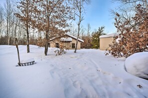 Interior - Wooded Danbury Cabin w/ Grill + Fire Pit! (Danbury)