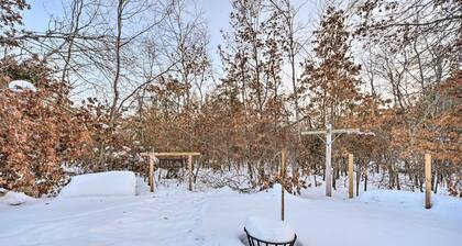Wooded Danbury Cabin w/ Grill + Fire Pit!