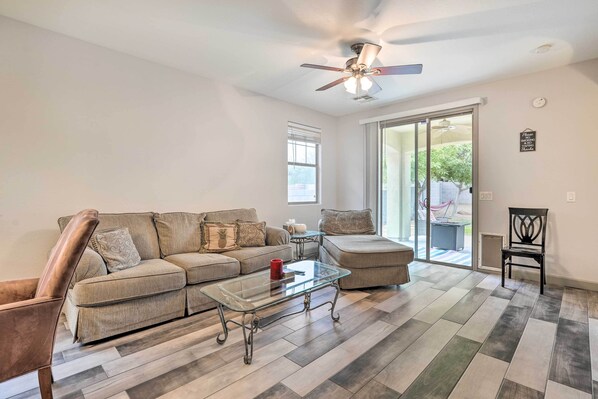 Cottage (3 Bedrooms) | Interior - Fire Table, Grill: Surprise Cottage w/ Pool Access (Surprise)