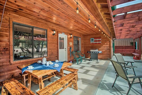 Fire Pit, Fenced Yard: Overgaard Cabin Near Hiking