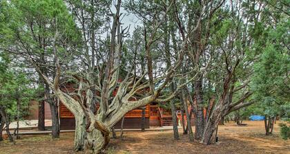 Fire Pit, Fenced Yard: Overgaard Cabin Near Hiking