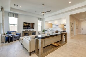 House (3 Bedrooms) | Interior - Private Pool & Grill: Modern Goodyear Retreat (Goodyear)