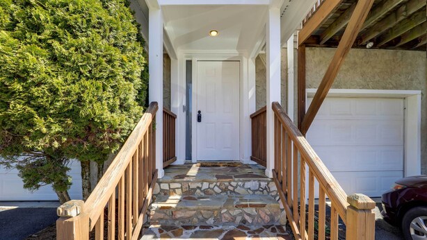 Exterior detail - Charming Boone Townhome w/ Patio & Fire Pit! (Boone)