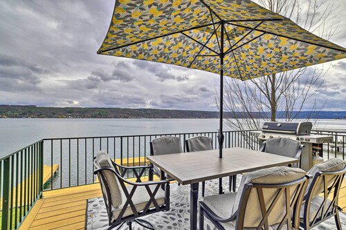 Charming Home on Keuka Lake w/ Dock & Fire Pit!