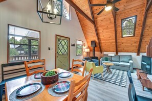 House (2 Bedrooms) | Interior - Deck & Grill: A-frame Cabin in Munds Park! (Munds Park)