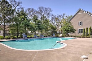 Apartment (3 Bedrooms) | Interior - Patio & Pool Access: Rehoboth Beach Retreat (Rehoboth Beach)