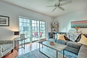 Apartment (3 Bedrooms) | Interior - Patio & Pool Access: Rehoboth Beach Retreat (Rehoboth Beach)