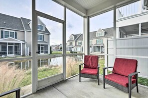 Apartment (3 Bedrooms) | Interior - Patio & Pool Access: Rehoboth Beach Retreat (Rehoboth Beach)