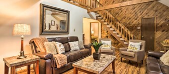 Near Big Boulder Mtn: Cabin w/ Furnished Deck