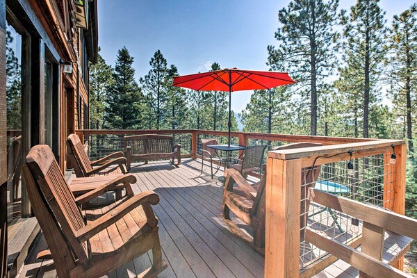 Hot Tub, Game Room: Spacious Angel Fire Retreat! - Cimarron Canyon State Park, Eagle Nest