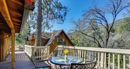 9 Mi to Bass Lake: Cabin w/ Fire Pit in Wishon!