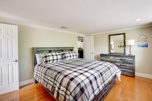 2 chambres, fer et planche à repasser, draps fournis