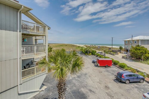 Ocean-view Balcony: Carolina Beach Condo!