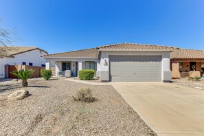 House (3 Bedrooms) | Interior - Pool, Patio & Grill: San Tan Valley Escape! (San Tan Valley)
