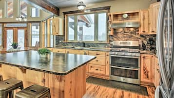 Microwave, oven, stovetop, high chair