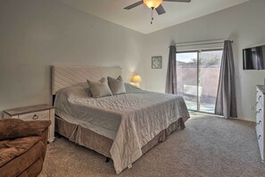 House (3 Bedrooms) | 3 bedrooms, laptop workspace, iron/ironing board, bed sheets - Chic Home in Lake Havasu w/ Fire Pit & Patio (Lake Havasu City)