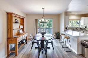 House (3 Bedrooms) | Interior - Deck + Game Room: Lakeside 'blue Jay Chalet' Cabin (Lakeside)