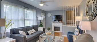Modern Birmingham Escape w/ Yard + Fire Pit!