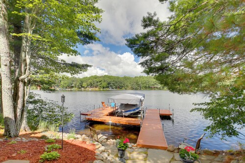 Lakefront Cabin w/ Private Dock & Fire Pit!
