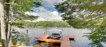 Lakefront Cabin w/ Private Dock & Fire Pit!