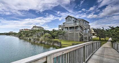 Avon Home on the Channel w/ Deck & Views!