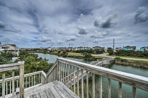 Avon Home on the Channel w/ Hot Tub & Deck!